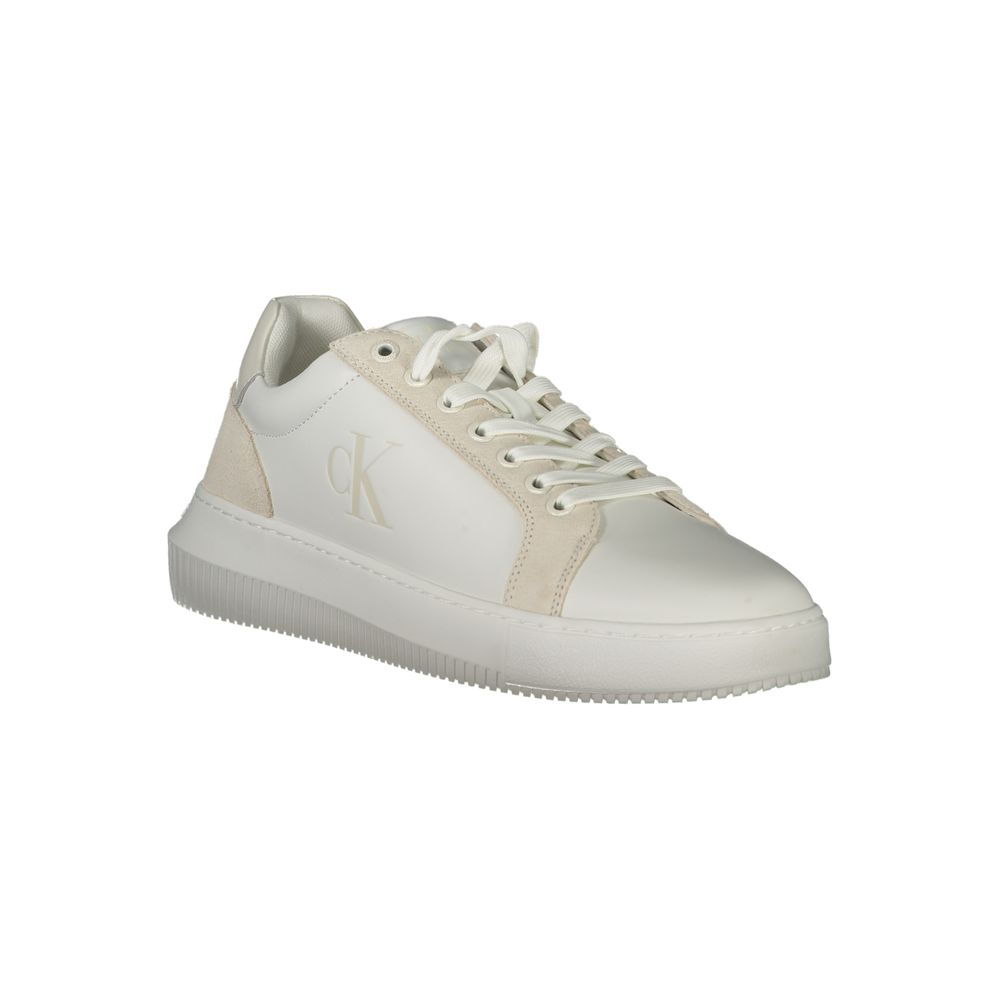 Baskets blanches en polyéthylène pour homme Calvin Klein
