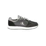 Baskets Calvin Klein en cuir noir pour homme