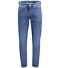 Calvin Klein Blue Cotton Men Jean
