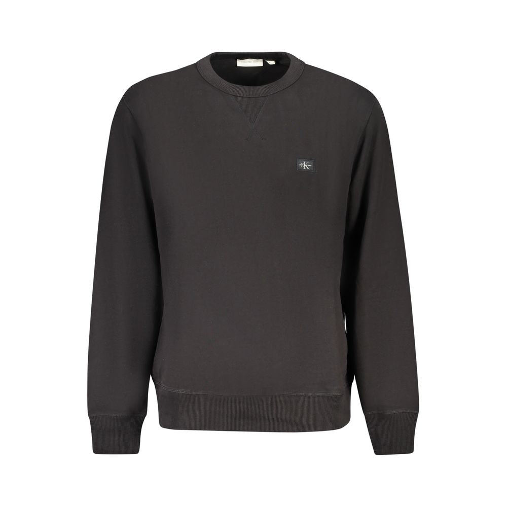 Pull en coton noir Calvin Klein pour homme