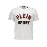 T-shirt homme en coton blanc Plein Sport