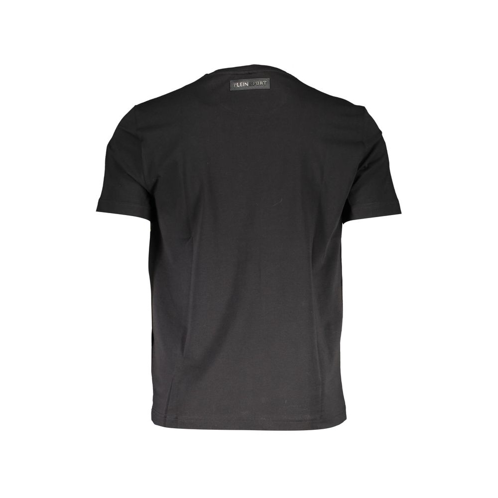 T-shirt Plein Sport en coton noir pour homme