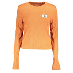 Hauts et t-shirts en coton orange Calvin Klein