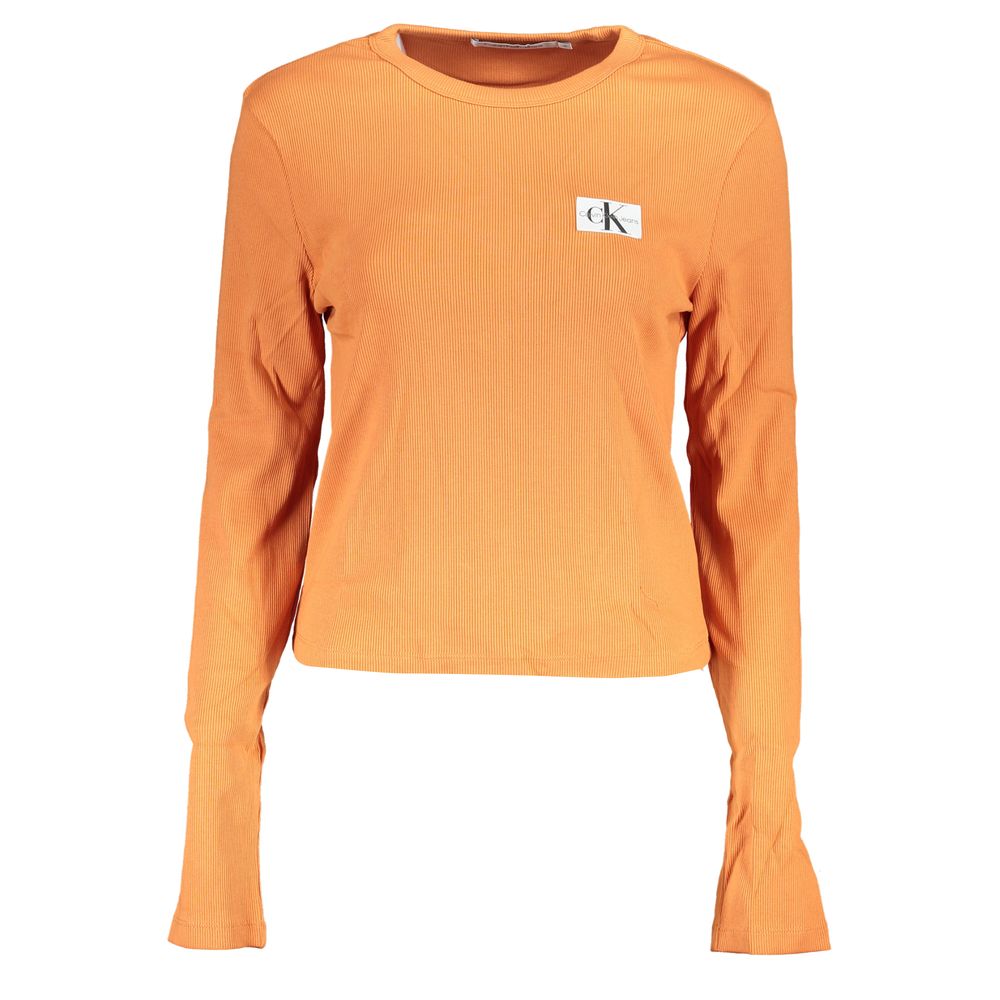 Hauts et t-shirts en coton orange Calvin Klein