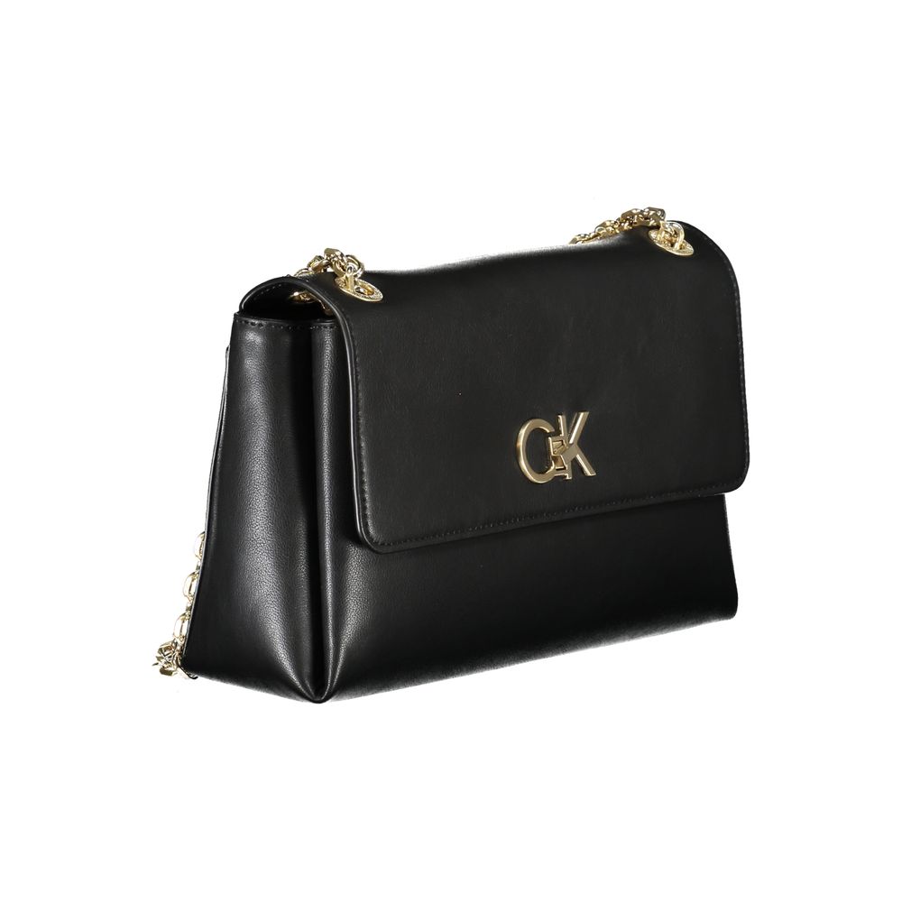 Sac à main en polyester noir Calvin Klein