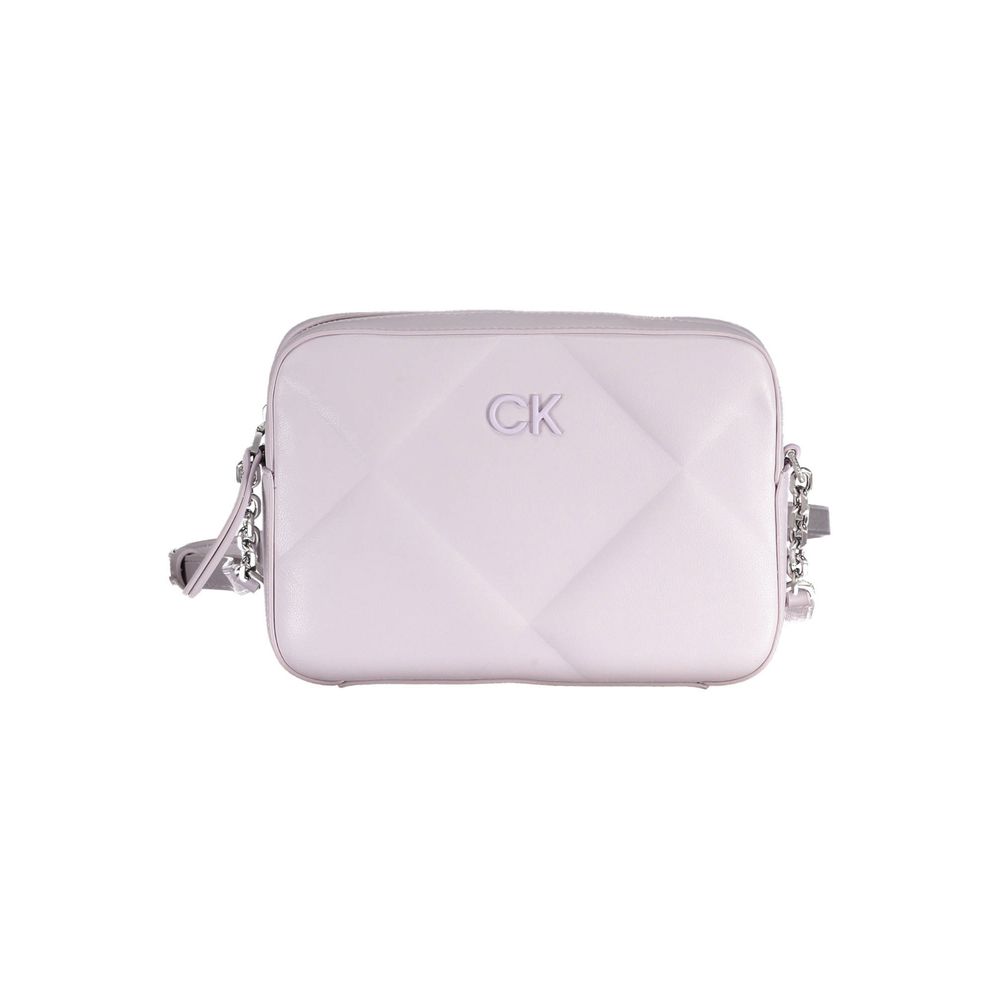 Sac à main en polyester violet Calvin Klein