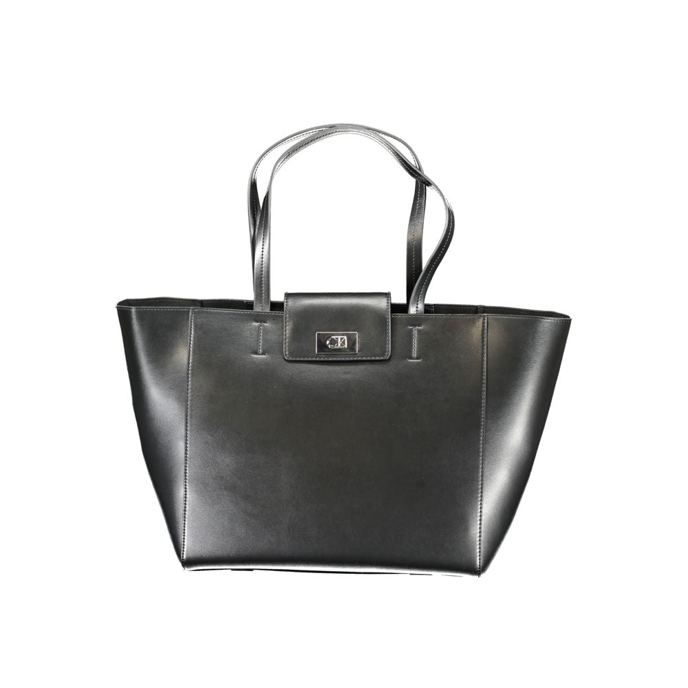 Sac à main en polyester noir Calvin Klein