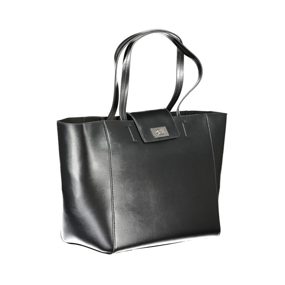 Sac à main en polyester noir Calvin Klein