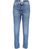 Calvin Klein Blue Cotton Women Jeans