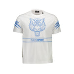 T-shirt homme en coton blanc Plein Sport