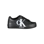 Baskets Calvin Klein en cuir noir pour femme