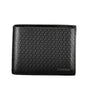 Calvin Klein Sleek Black Leather Bifold Wallet with RFID Block