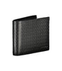 Calvin Klein Sleek Black Leather Bifold Wallet with RFID Block