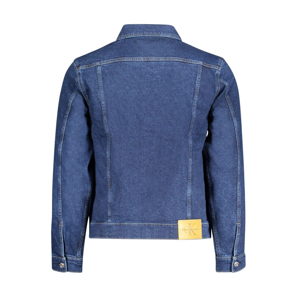 Veste en coton bleu Calvin Klein pour homme