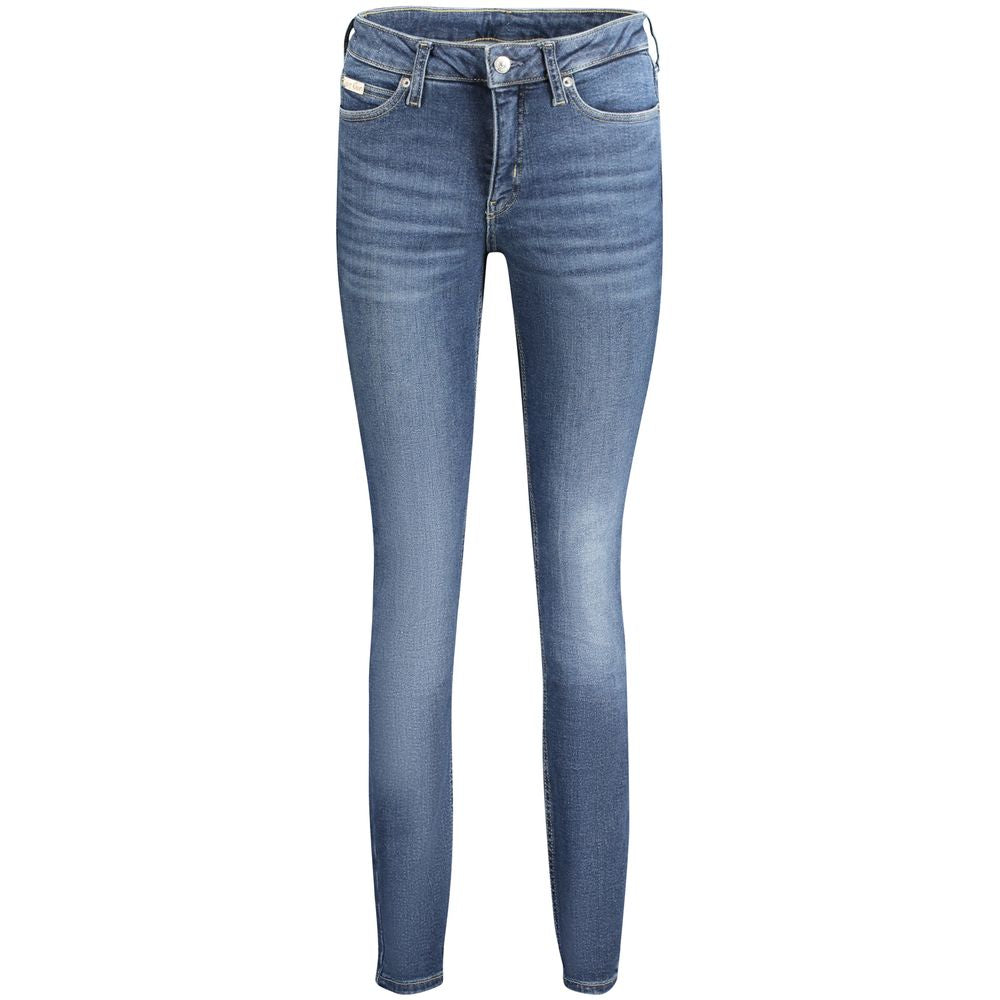 Jean et pantalon en coton bleu Calvin Klein