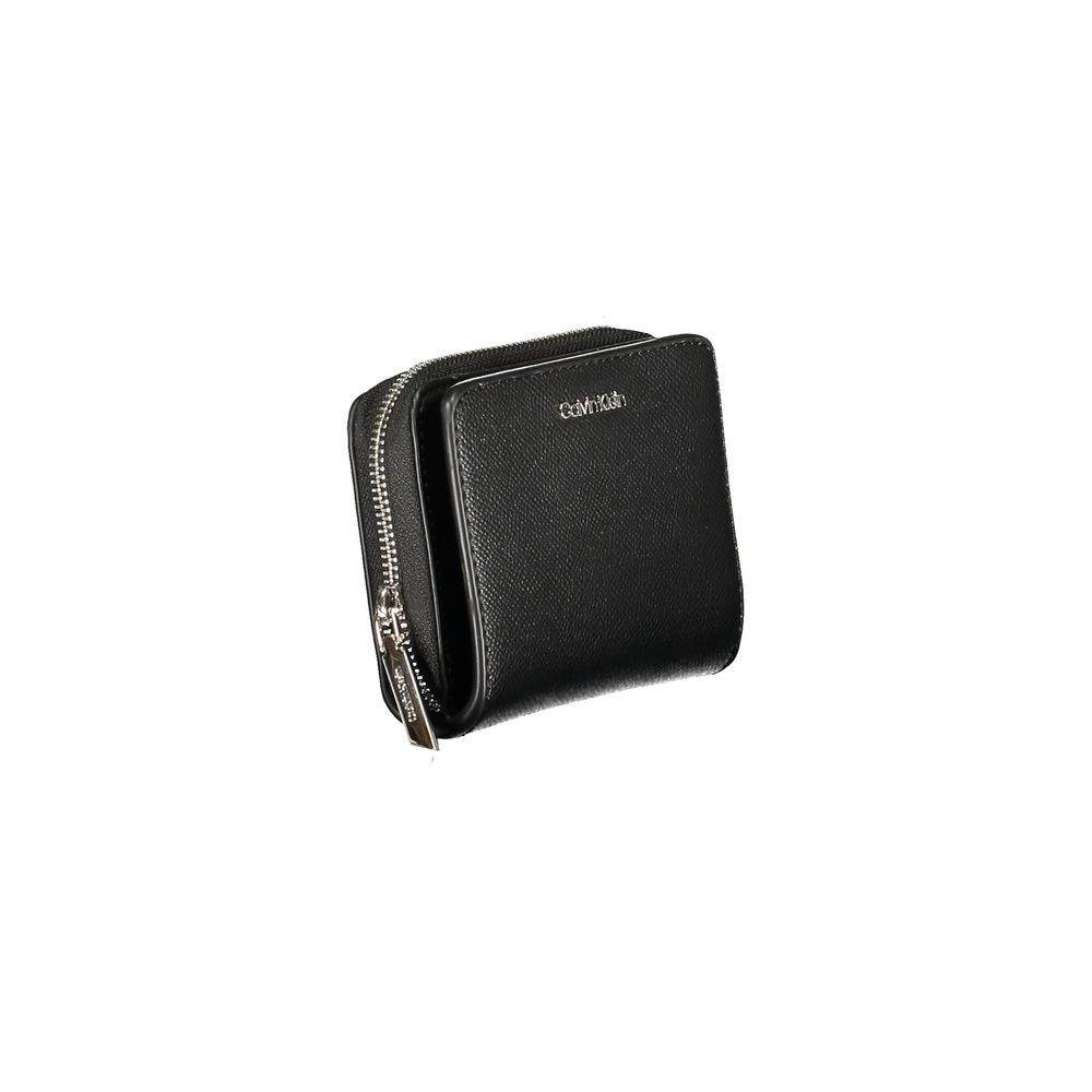Portefeuille femme Calvin Klein en polyéthylène noir