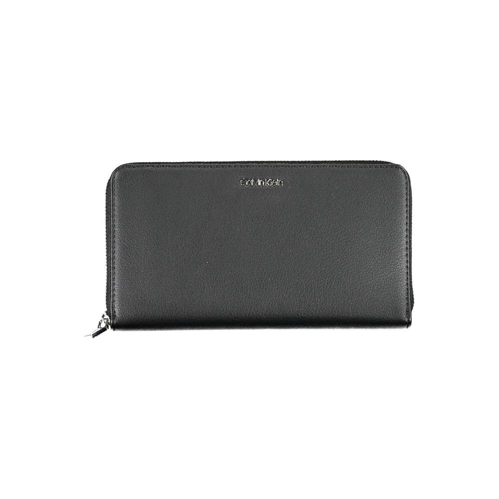 Portefeuille femme Calvin Klein en polyéthylène noir