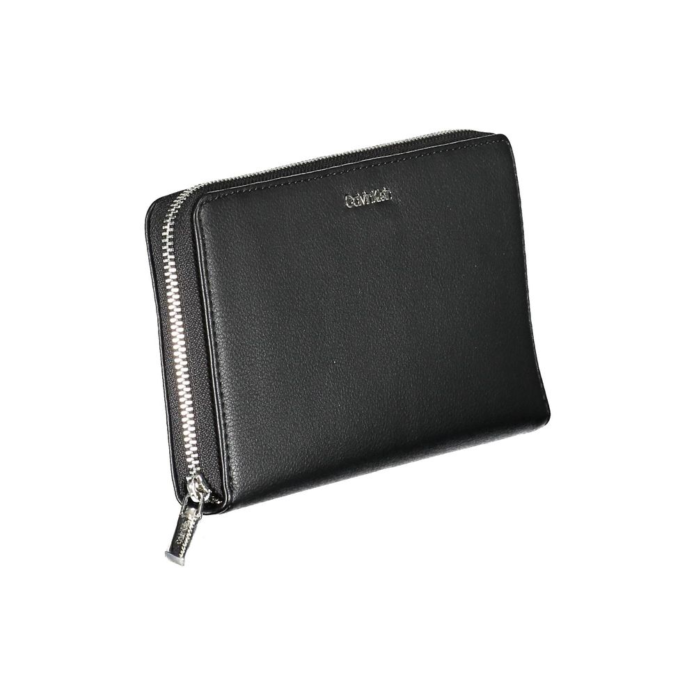 Portefeuille femme Calvin Klein en polyéthylène noir