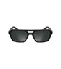 Lunettes de soleil Calvin Klein noires en tissu biosourcé