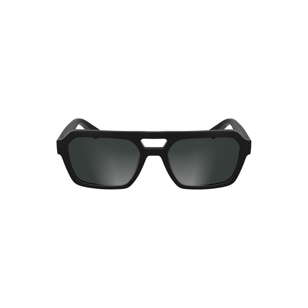 Lunettes de soleil Calvin Klein noires en tissu biosourcé
