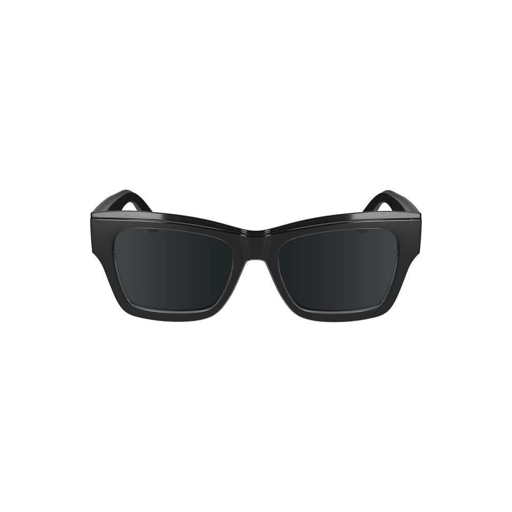 Lunettes de soleil Calvin Klein noires en tissu biosourcé
