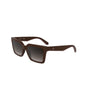 Lunettes de soleil Calvin Klein rouges en tissu biosourcé