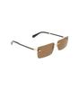 Calvin Klein Beige Metal Women Sunglasses