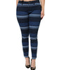Dolce & Gabbana Blue Striped Cotton Stretch Denim Jeans