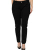 Dolce &amp; Gabbana Black Cotton Low Waist Skinny Denim Jeans