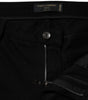 Dolce &amp; Gabbana Black Cotton Low Waist Skinny Denim Jeans