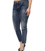 Dolce & Gabbana Blue Washed Cotton Low Waist Denim Jeans