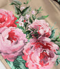 Dolce &amp; Gabbana Beige Floral Print Women High Waist Pants