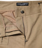 Dolce & Gabbana Brown Cotton Cargo Tapered Pants
