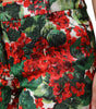 Dolce & Gabbana Multicolor Floral Print Cropped Pants
