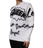 Dolce &amp; Gabbana White Wool Knit Crew Neck Pullover Sweater