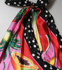 Dolce & Gabbana Multicolor Halter Party Evening Cropped Top