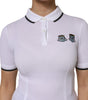Dolce & Gabbana White Cotton Short Sleeves Collared Polo Top