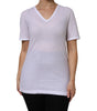 Dolce & Gabbana White Cotton Short Sleeves V-Neck Top T-shirt