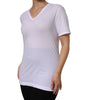Dolce & Gabbana White Cotton Short Sleeves V-Neck Top T-shirt