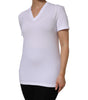Dolce & Gabbana White Cotton Short Sleeves V-Neck Top T-shirt
