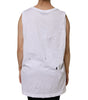 Dolce & Gabbana White Cotton Sleeveless Round Neck Tank Top