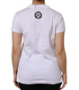 Dolce & Gabbana White Cotton Short Sleeve V-Neck Top T-shirt