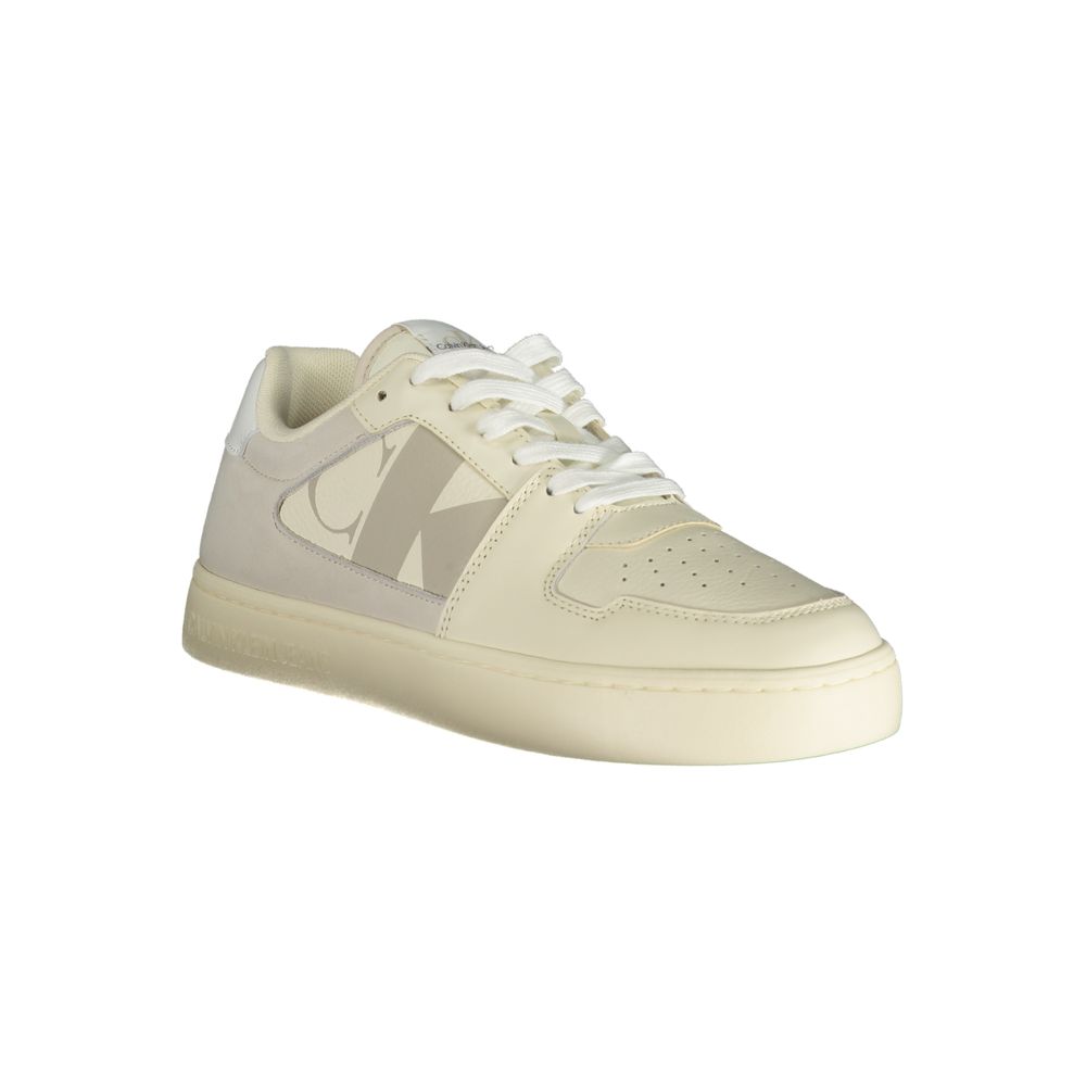 Baskets blanches en polyéthylène pour homme Calvin Klein