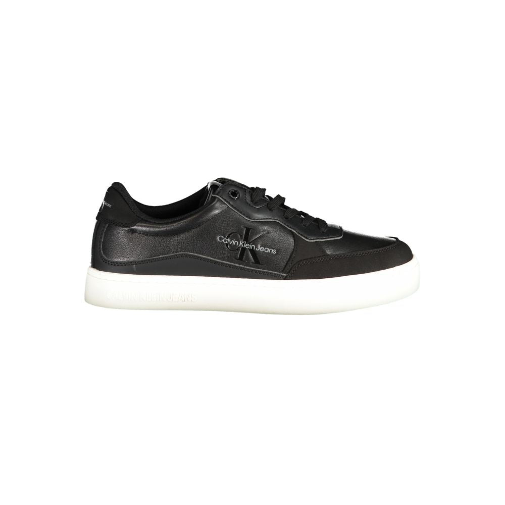 Baskets de sport noires élégantes Calvin Klein avec détails contrastés