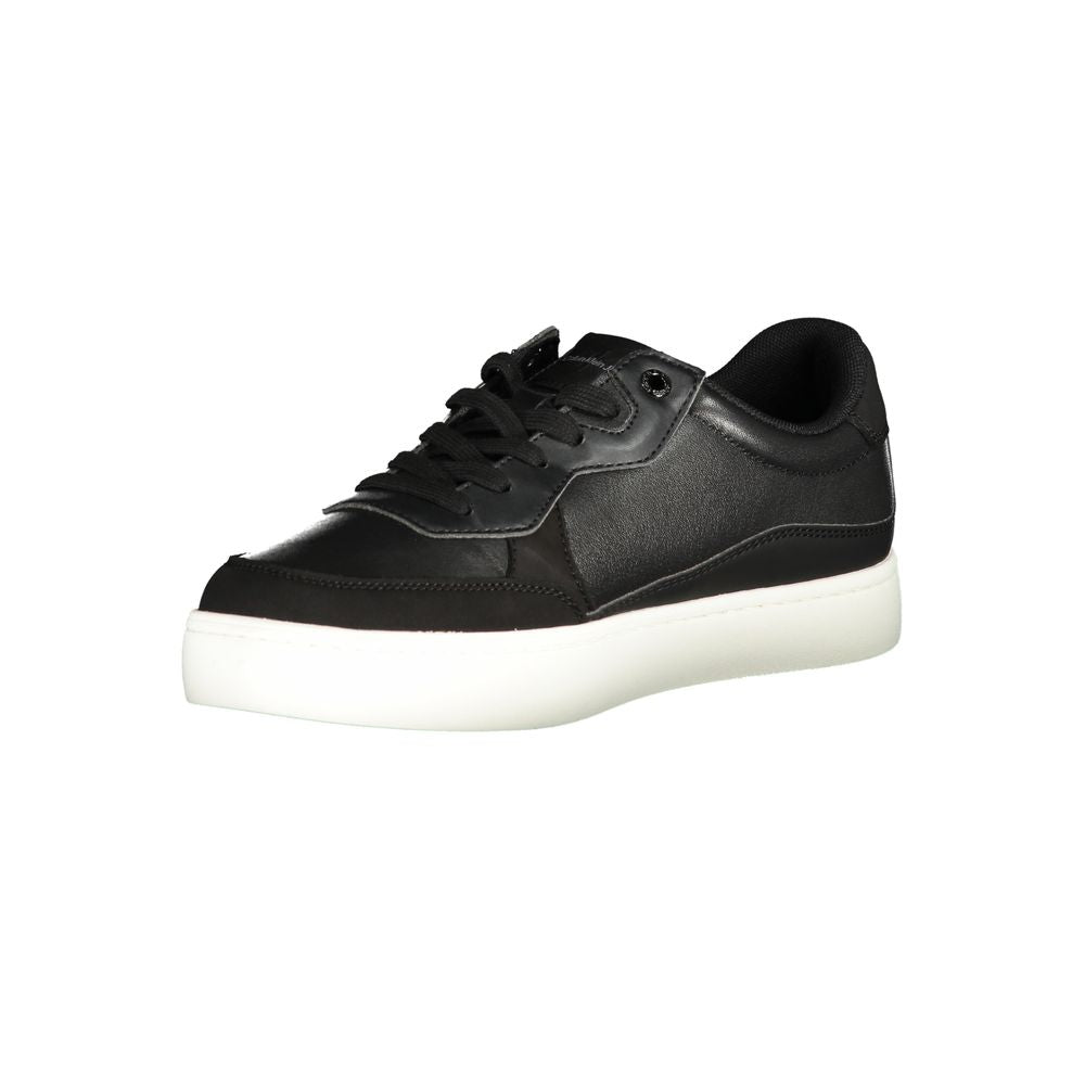 Baskets de sport noires élégantes Calvin Klein avec détails contrastés