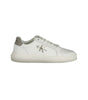 Baskets Calvin Klein en cuir blanc pour homme