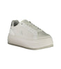 Baskets Calvin Klein en cuir blanc pour femme