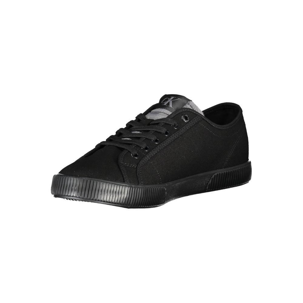 Baskets noires en coton Calvin Klein pour homme