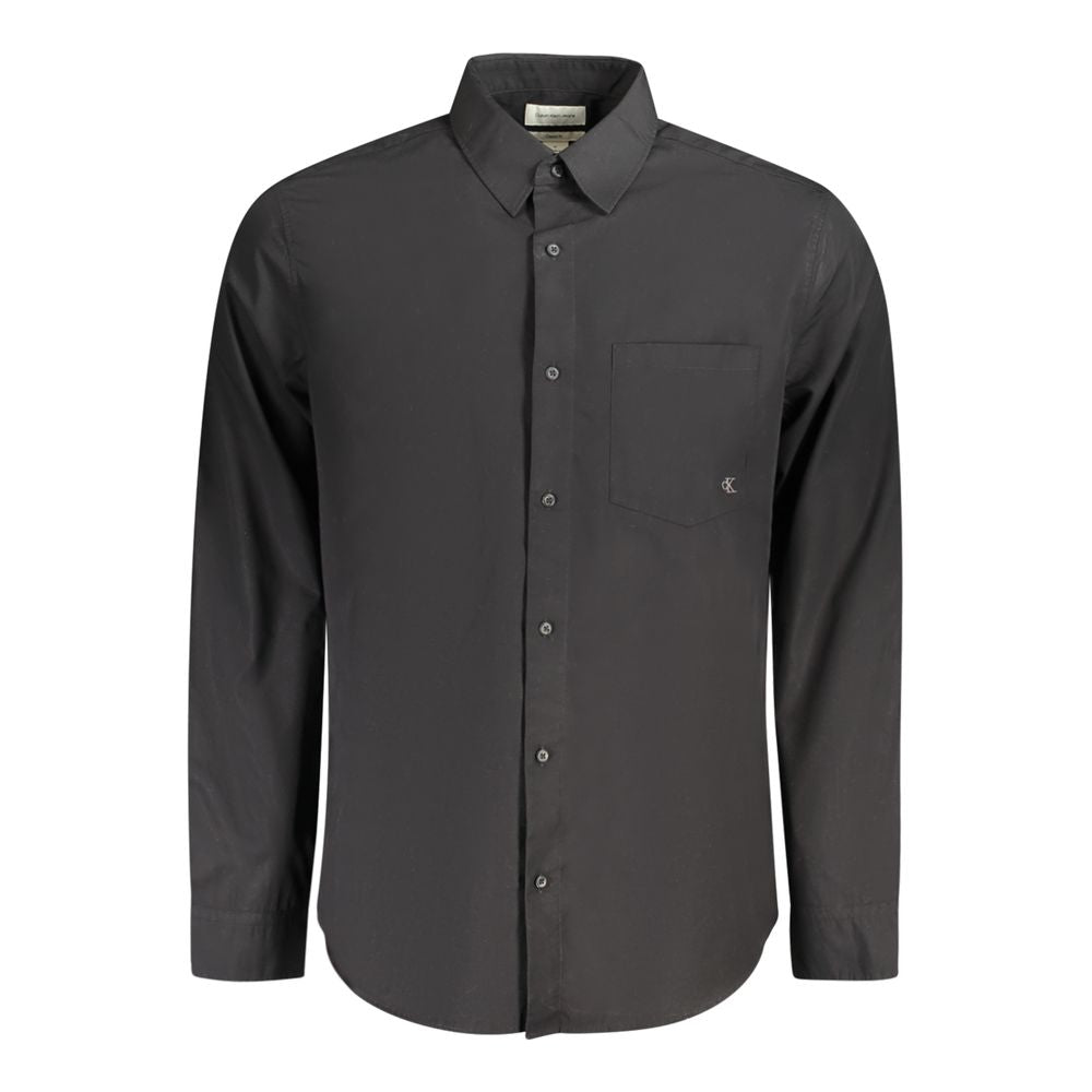 Chemise en coton noir Calvin Klein