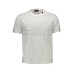 T-shirt homme en coton blanc Plein Sport
